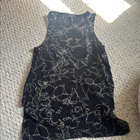 Rag & Bone Floral Black Sleeveless Top - Picture 1 of 3